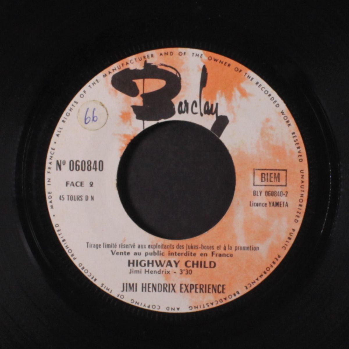 the wind cries mary / highway child by JIMI HENDRIX EXPERIENCE