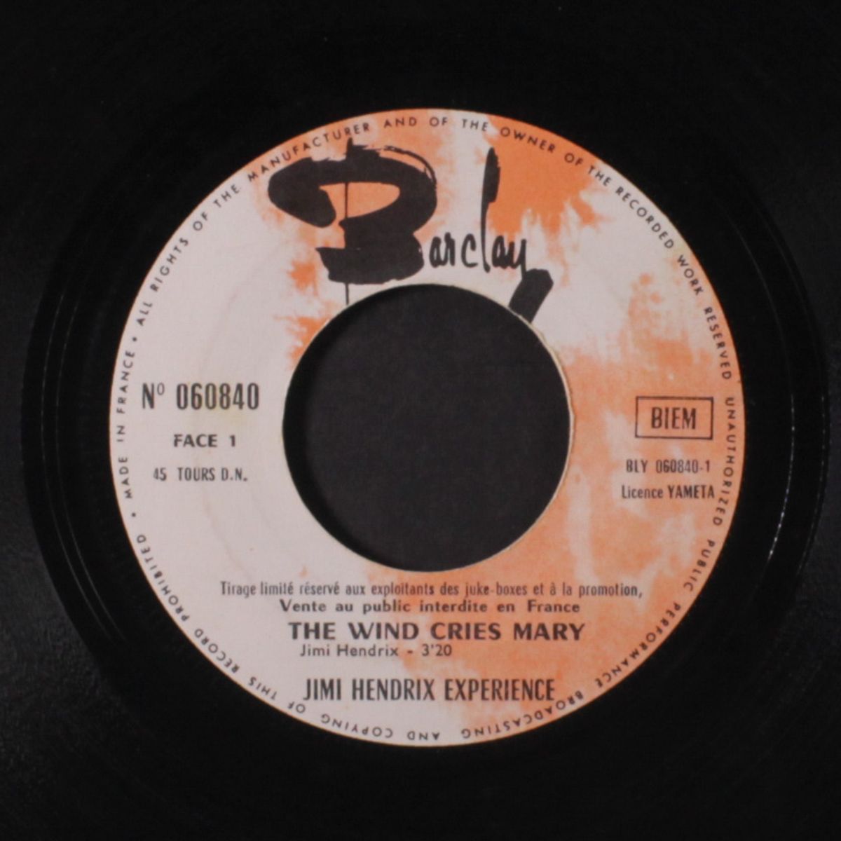 the wind cries mary / highway child by JIMI HENDRIX EXPERIENCE