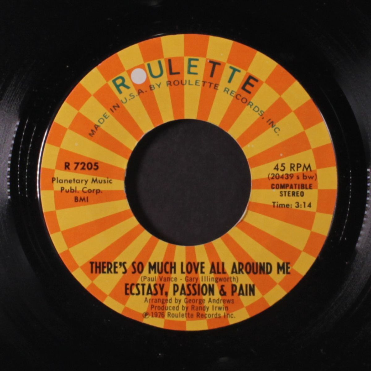 passion / there's so much love all around me by ECSTASY, PASSION & PAIN
