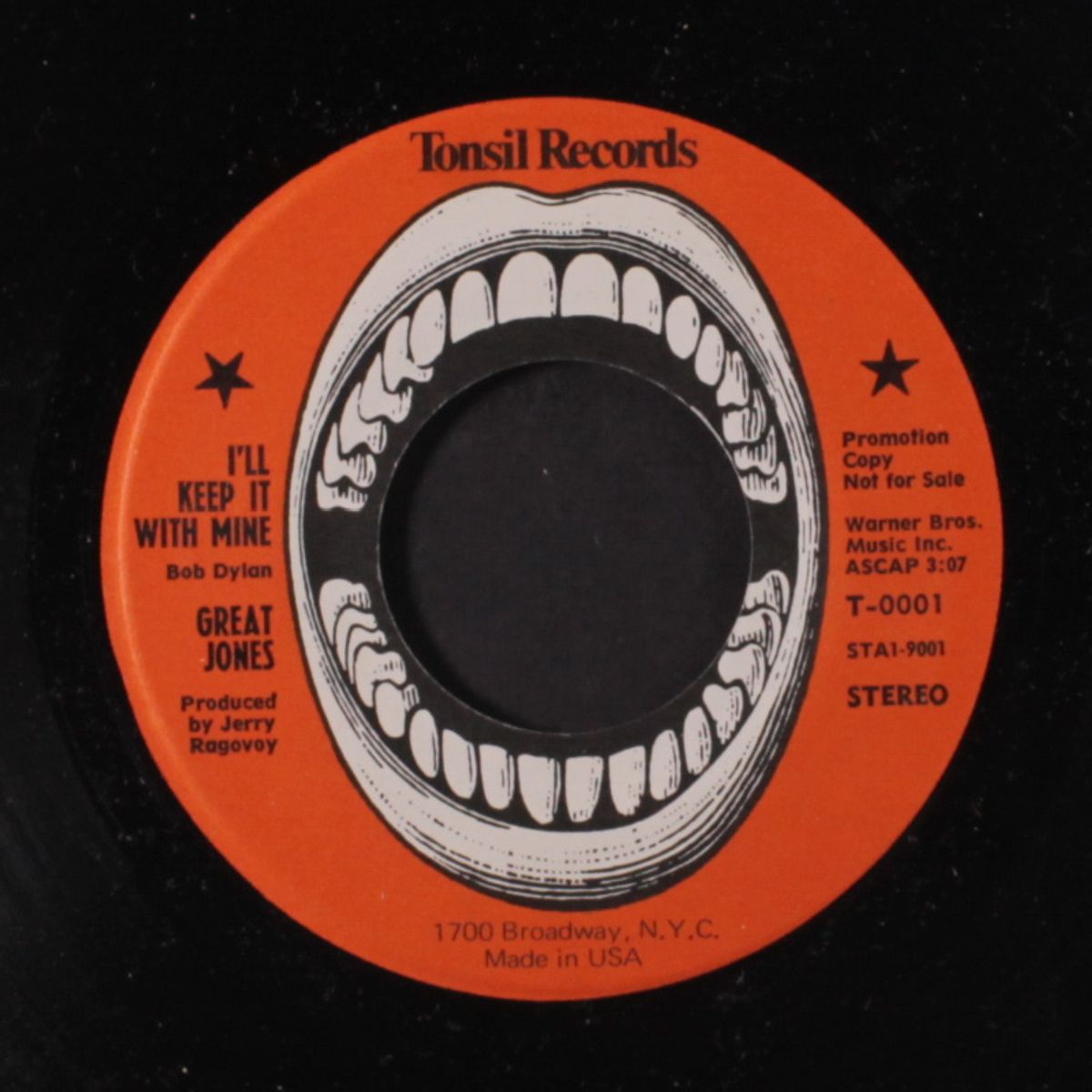 i'll keep it with mine / my lovin' woman by GREAT JONES