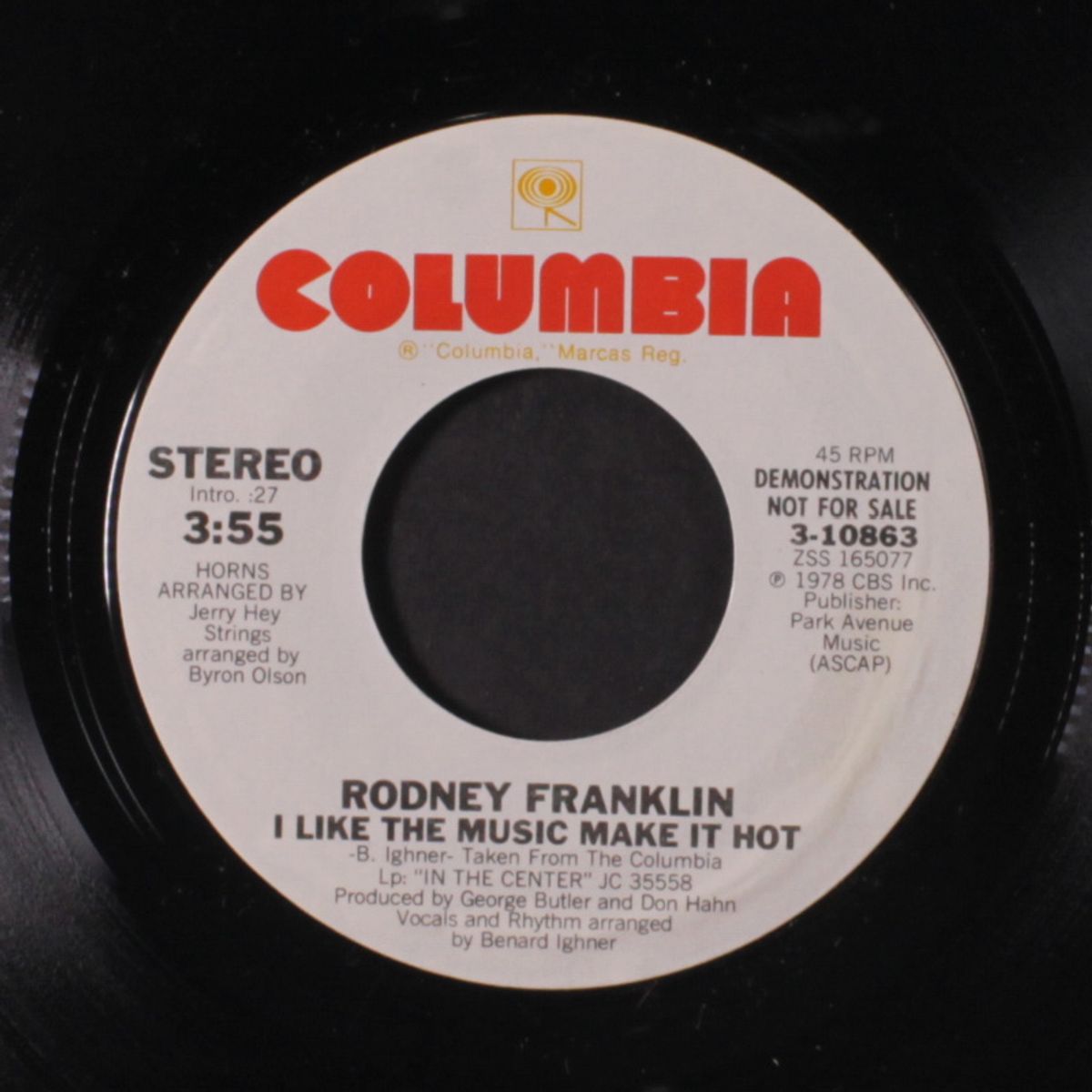 i like the music make it hot / mono by RODNEY FRANKLIN
