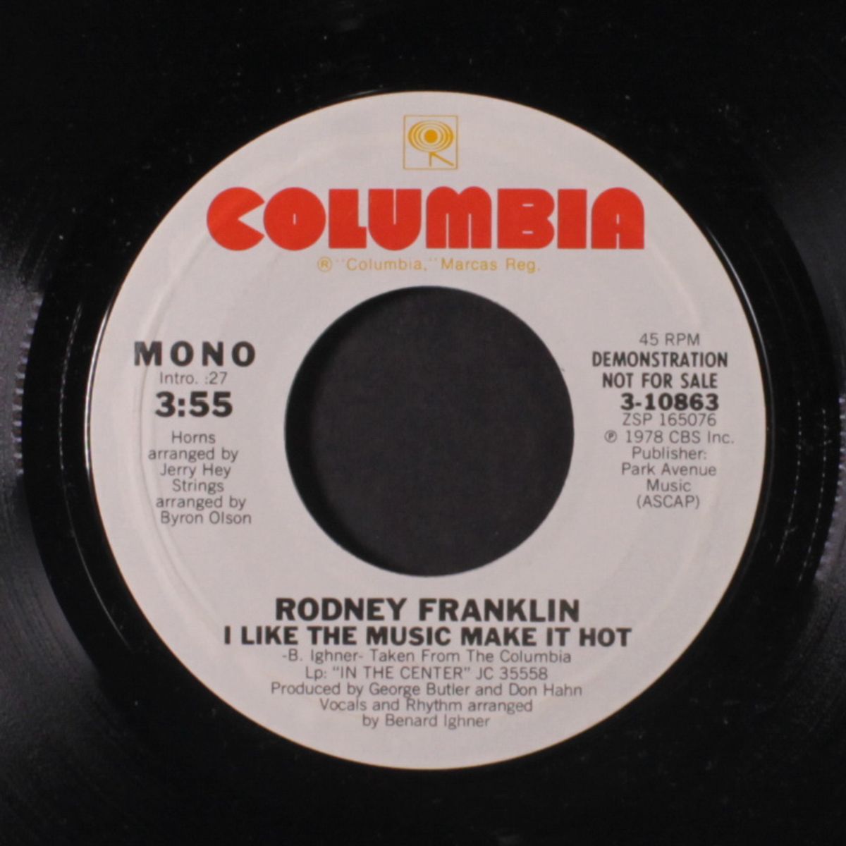 i like the music make it hot / mono by RODNEY FRANKLIN