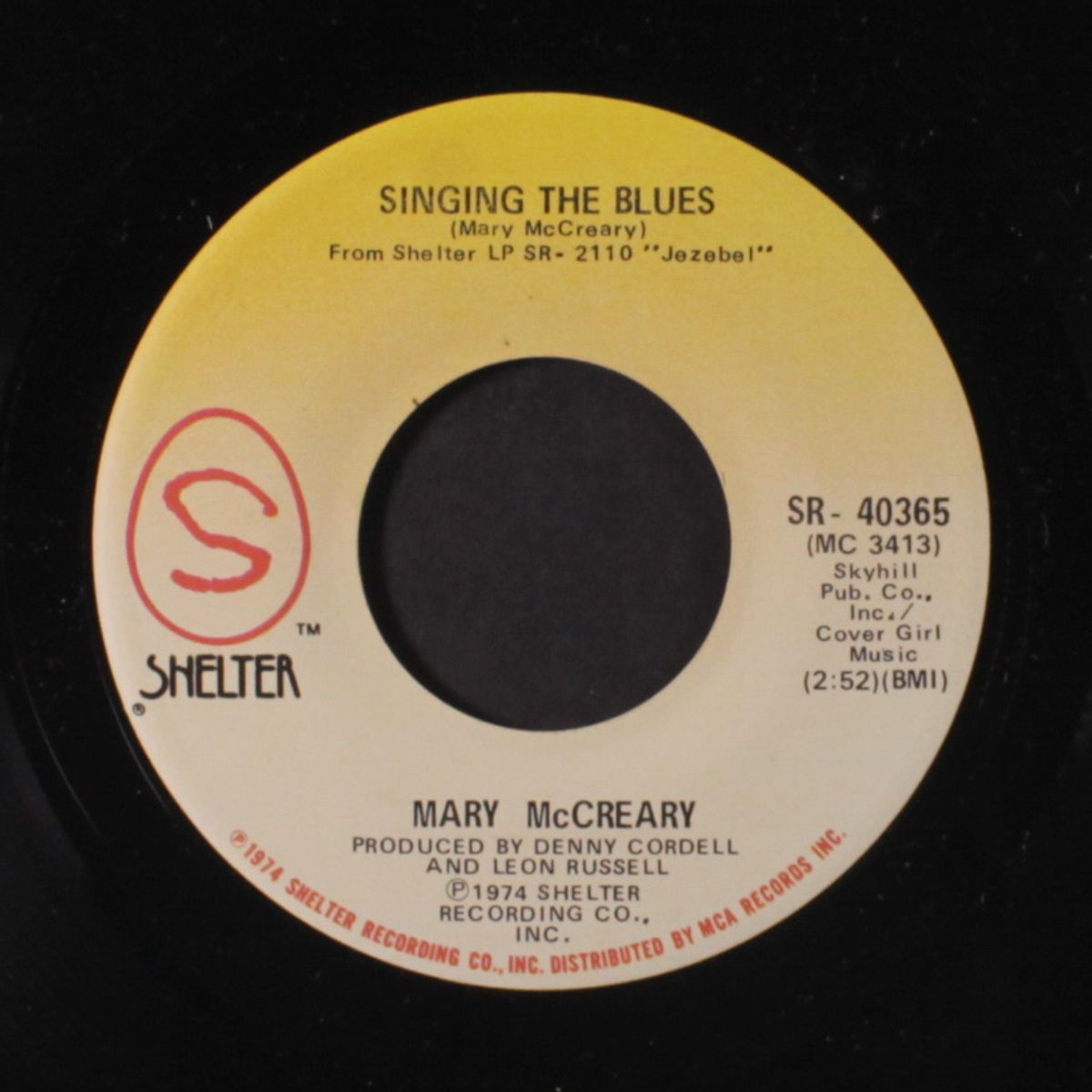 everybody's having problems / singing the blues by MARY MCCREARY
