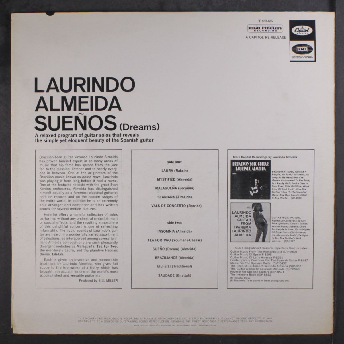 suenos by LAURINDO ALMEIDA