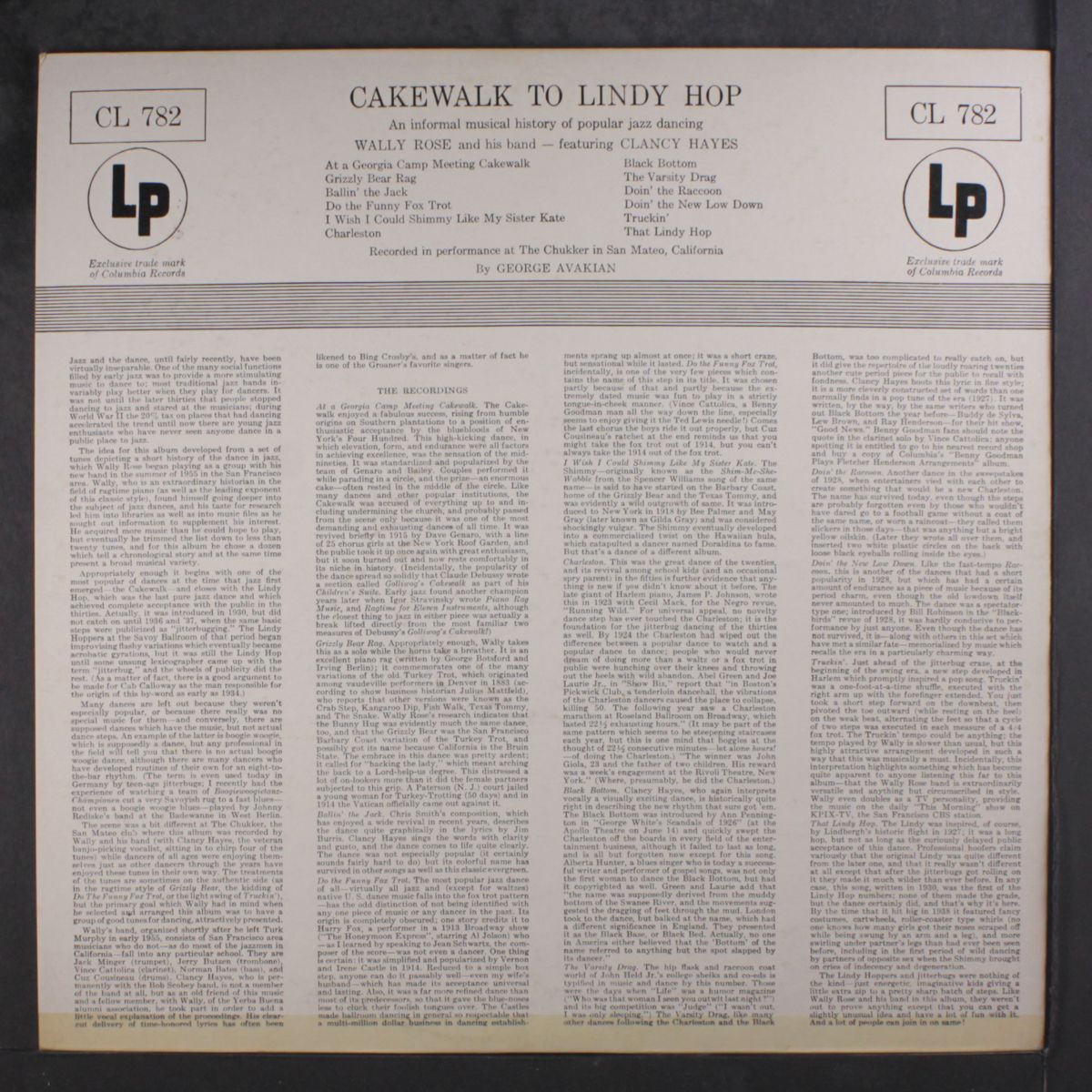 cakewalk to lindy hop by WALLY ROSE & CLANCY HAYES