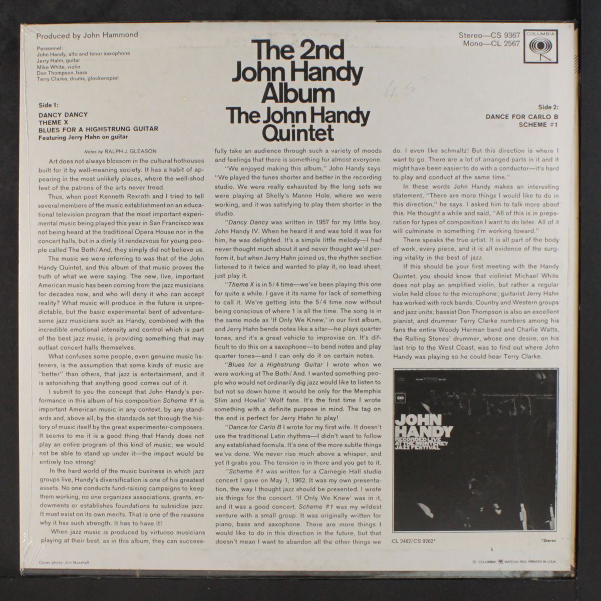 the 2nd john handy album by JOHN HANDY