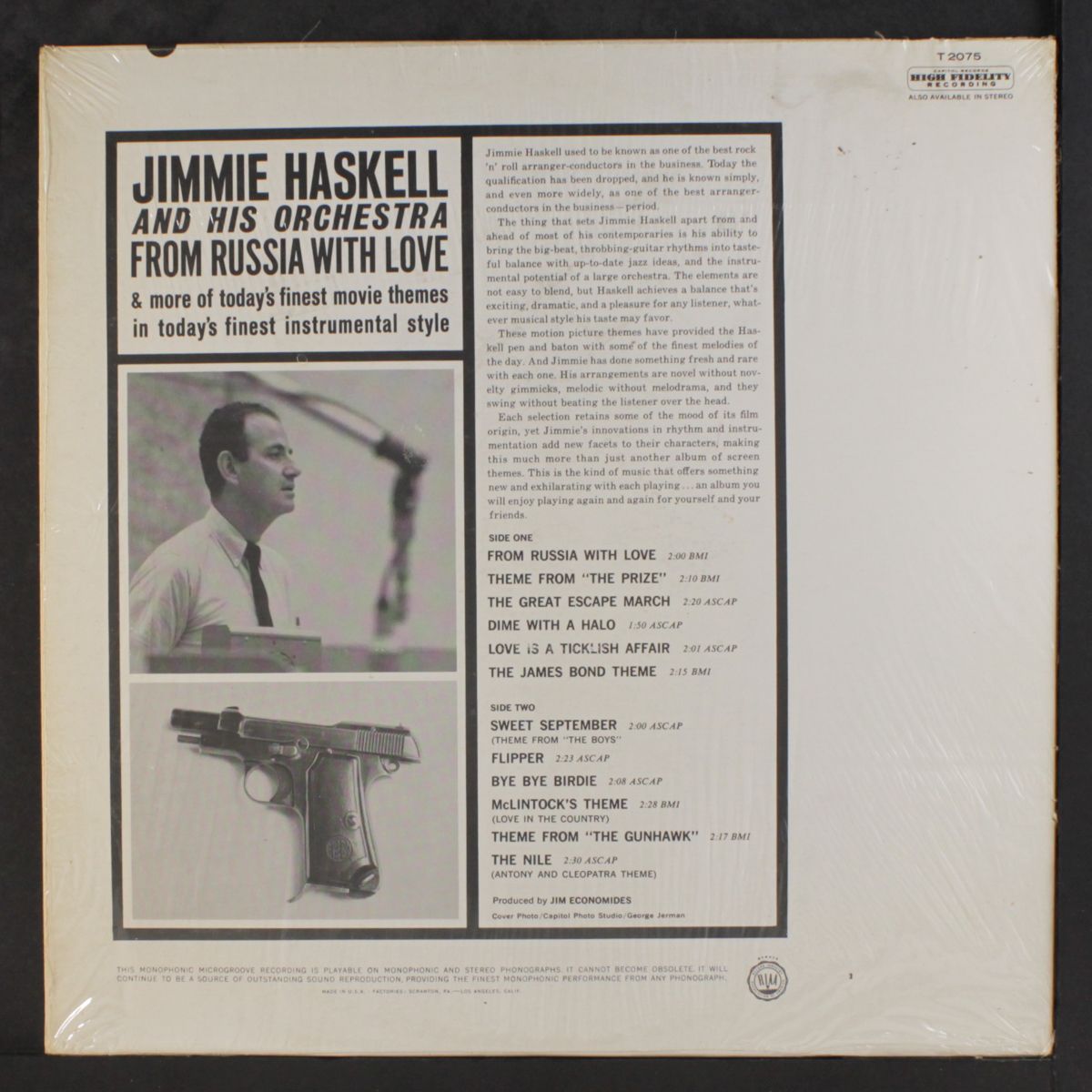 from russia with love theme by JIMMIE HASKELL