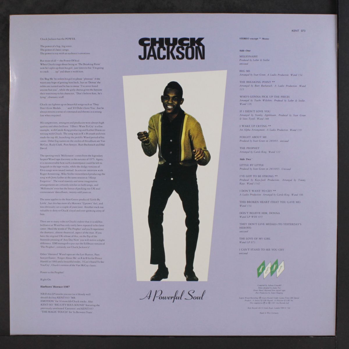 a powerful soul by CHUCK JACKSON