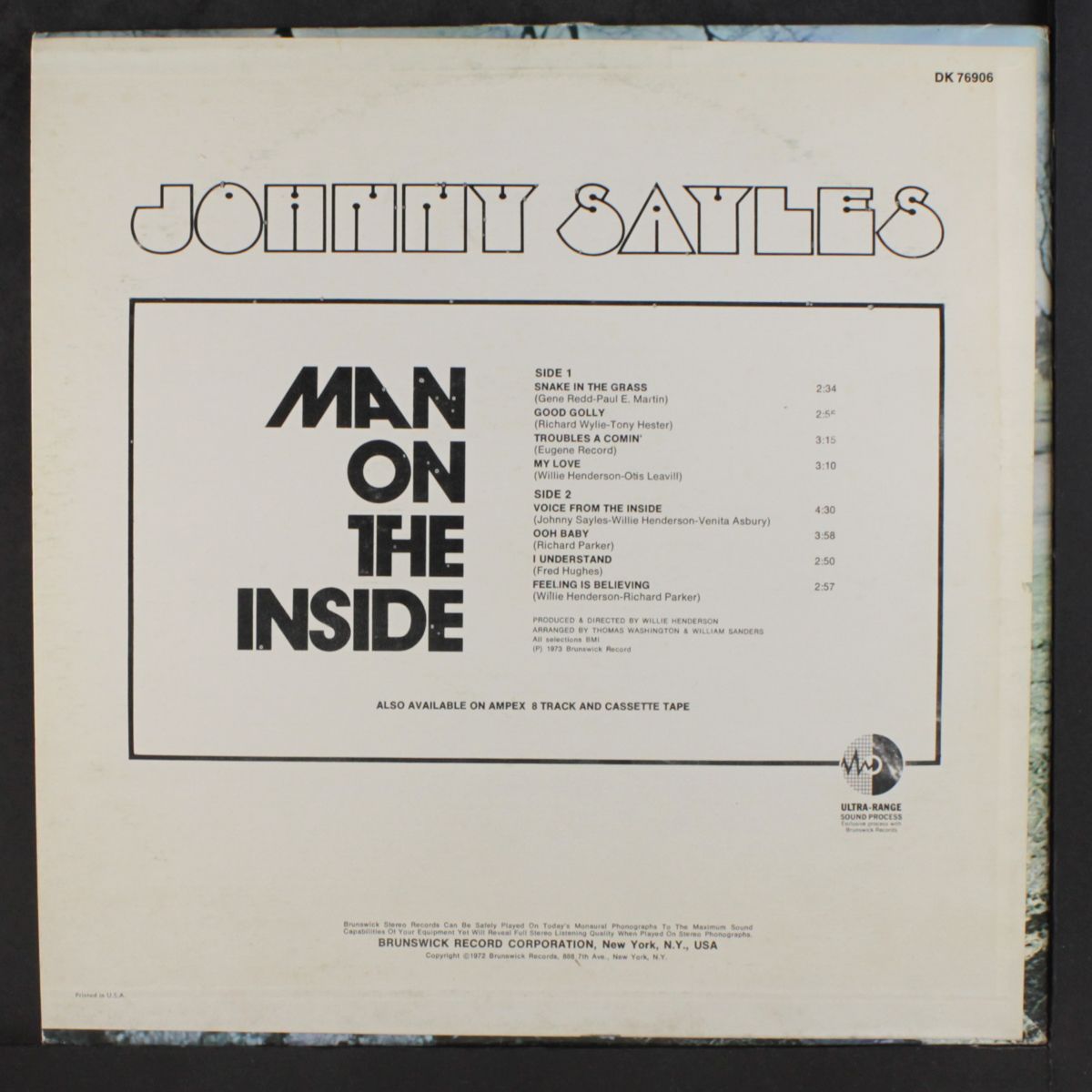 man on the inside by JOHNNY SAYLES