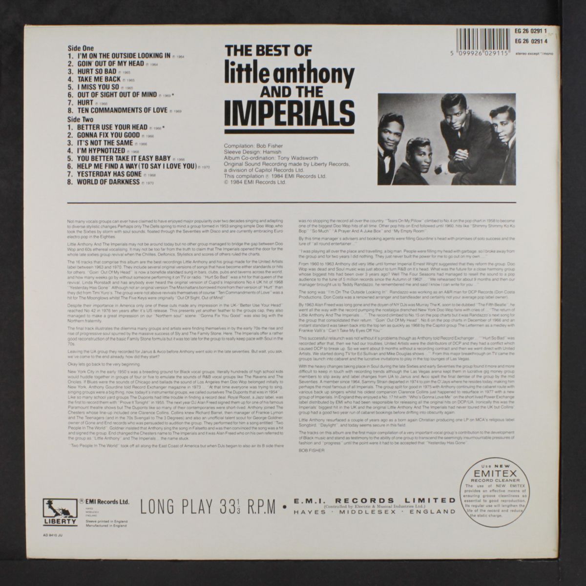 outside looking in by LITTLE ANTHONY & IMPERIALS