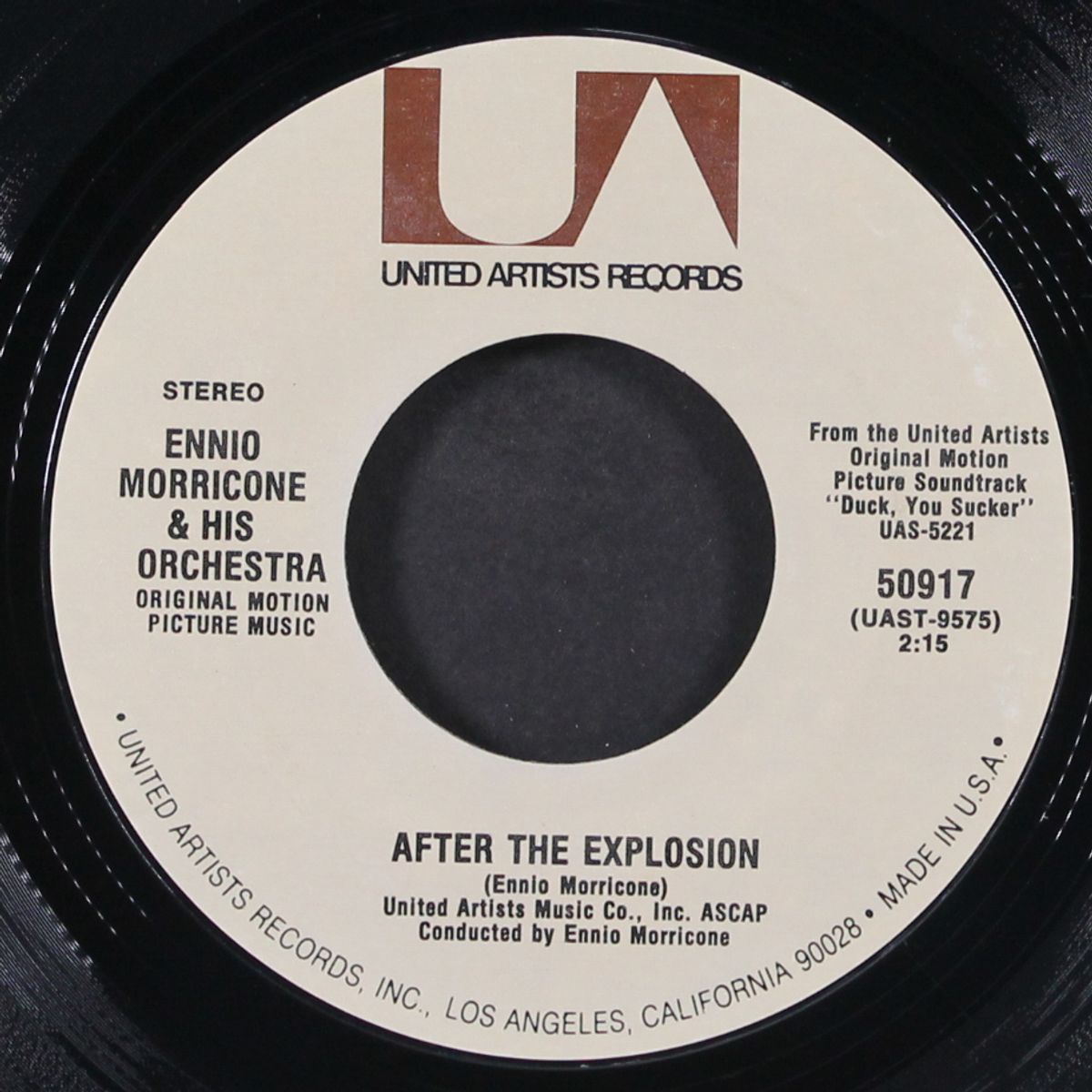 duck, you sucker / after the explosion by ENNIO MORRICONE