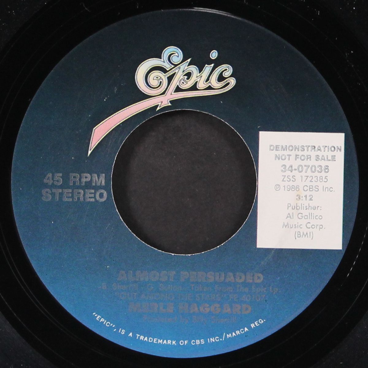 almost persuaded / same by MERLE HAGGARD