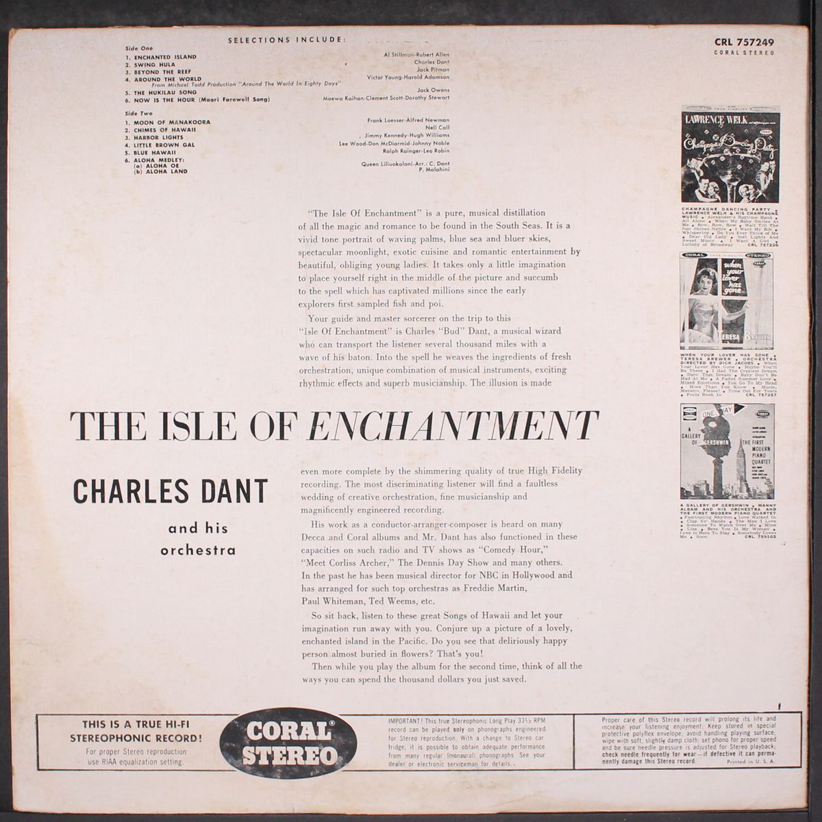 the isle of enchantment by CHARLES DANT