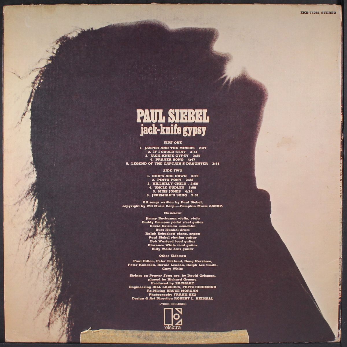 jack-knife gypsy by PAUL SIEBEL