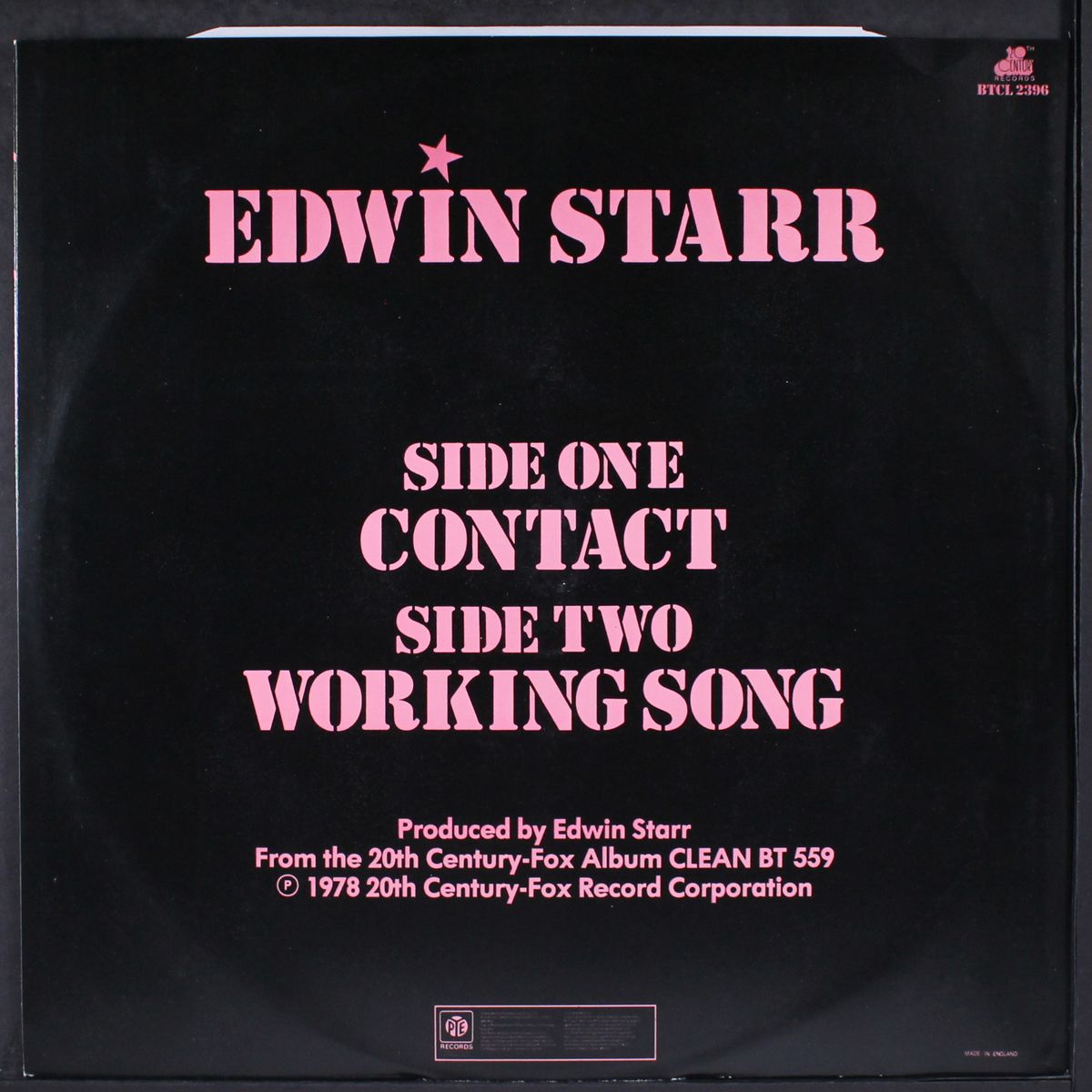 contact / working song by EDWIN STARR