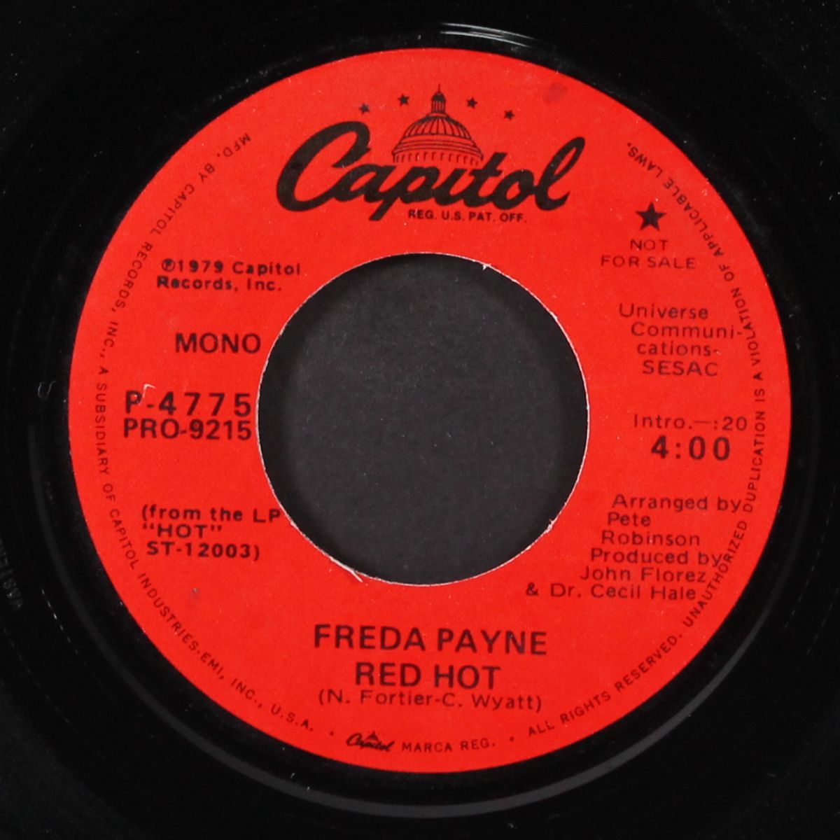 red hot / mono by FREDA PAYNE
