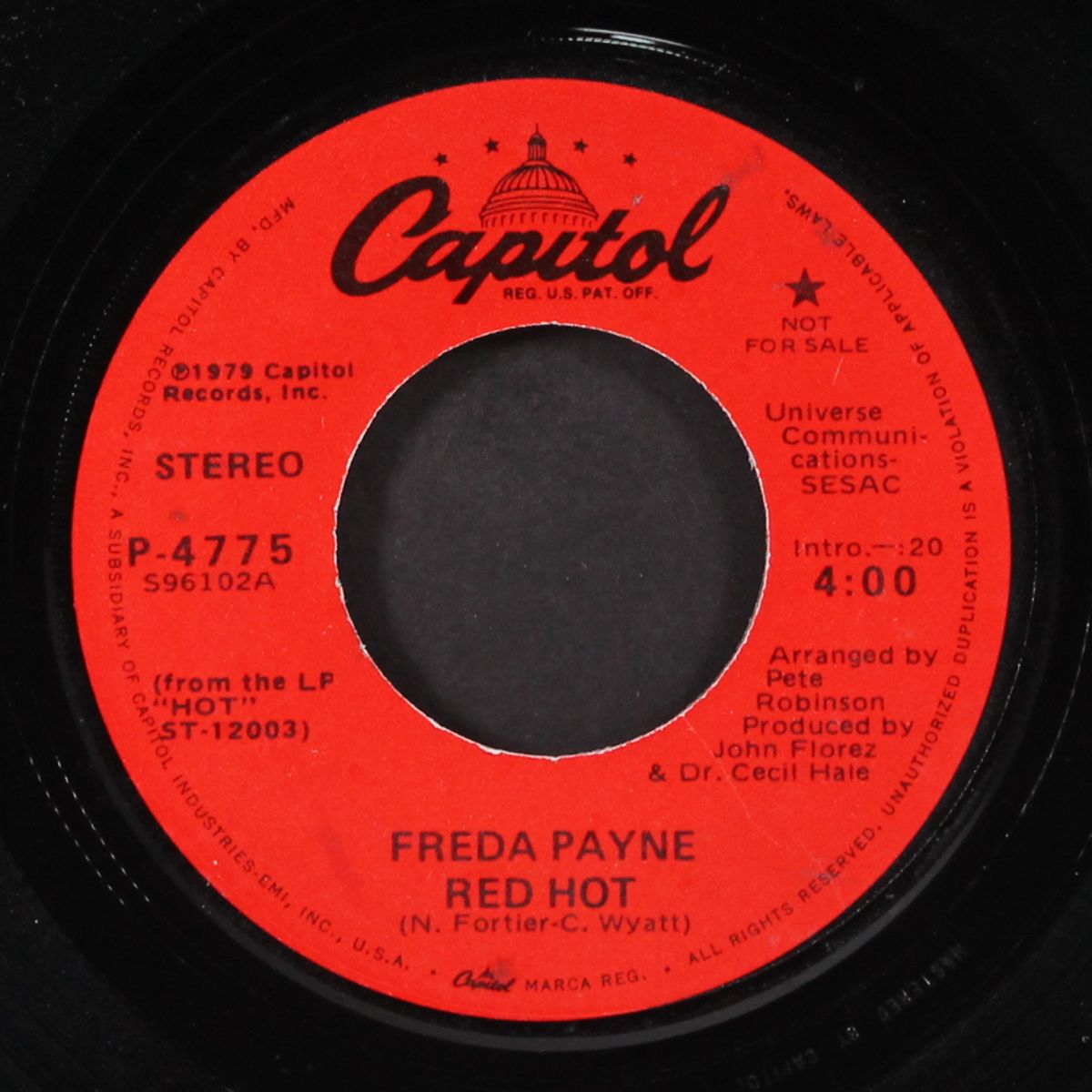 red hot / mono by FREDA PAYNE