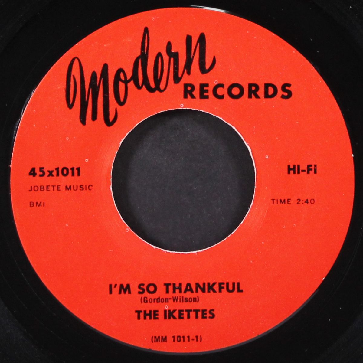 don't feel sorry for me / i'm so thankful by IKETTES