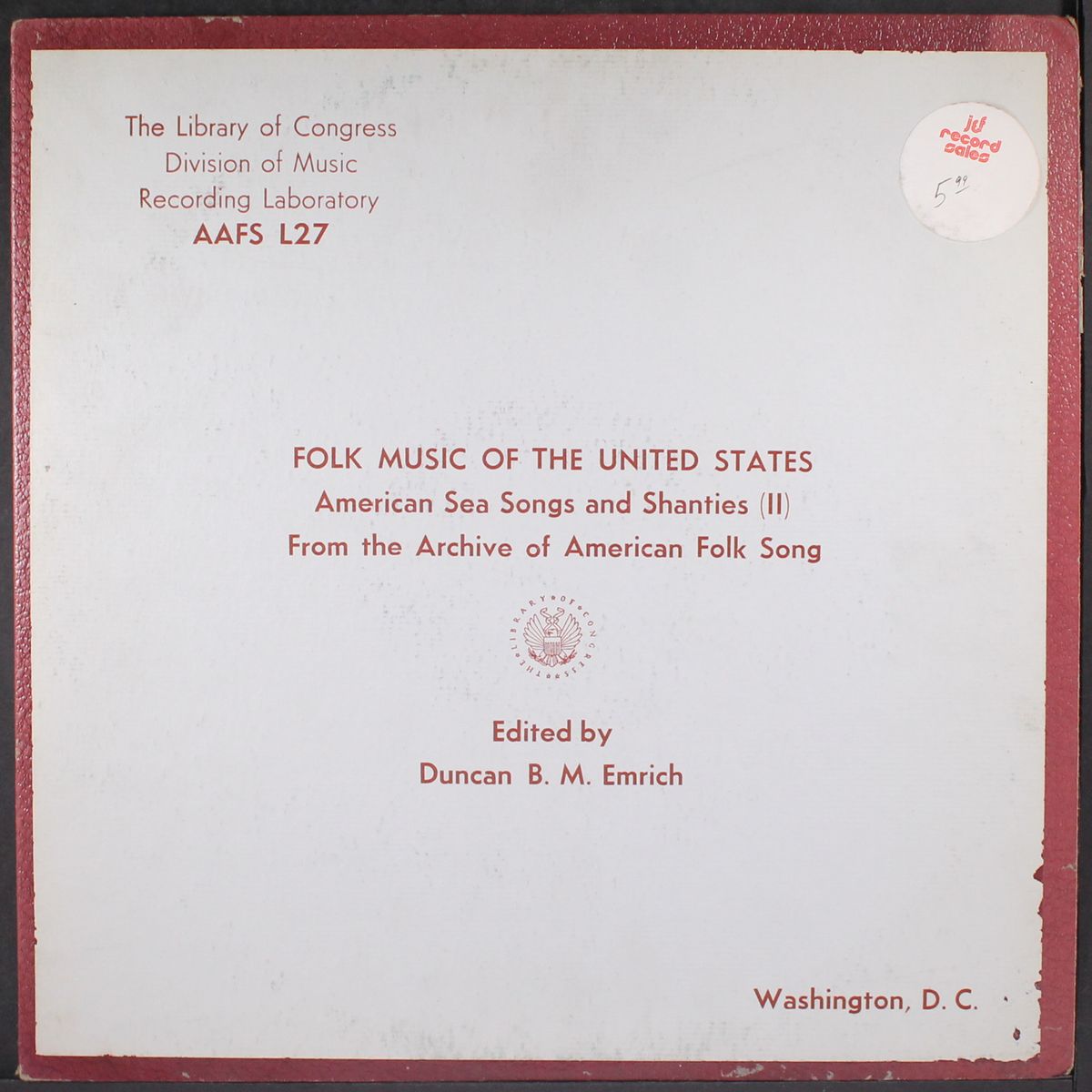 american sea songs and shanties ii by VARIOUS