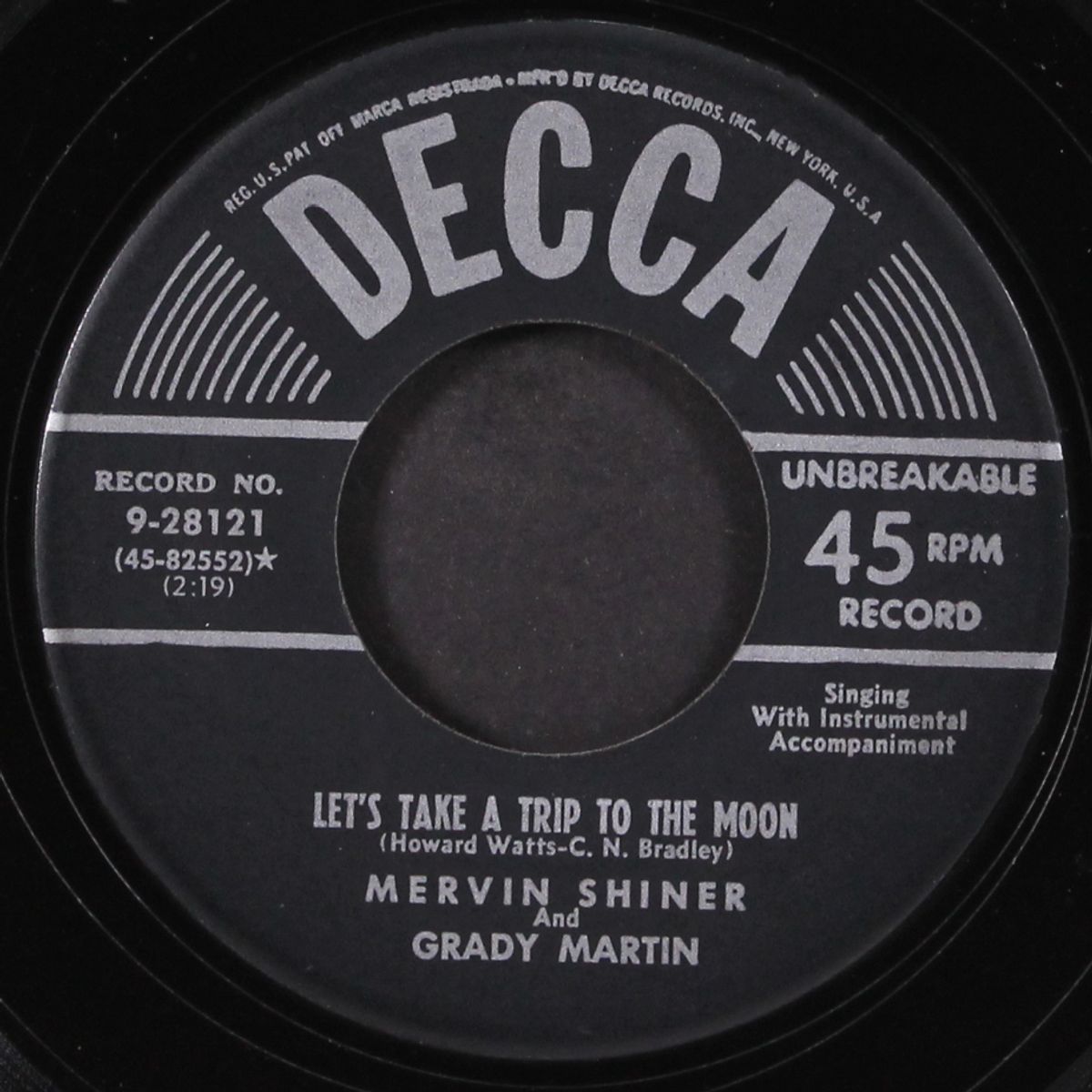 almost / let's take a trip to the moon by MERVIN SHINER