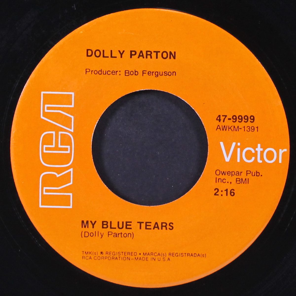 my blue tears / the mystery of the mystery by DOLLY PARTON