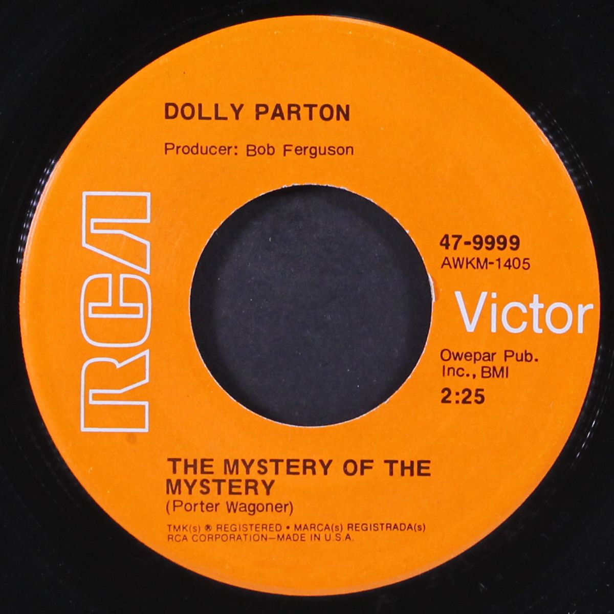 my blue tears / the mystery of the mystery by DOLLY PARTON