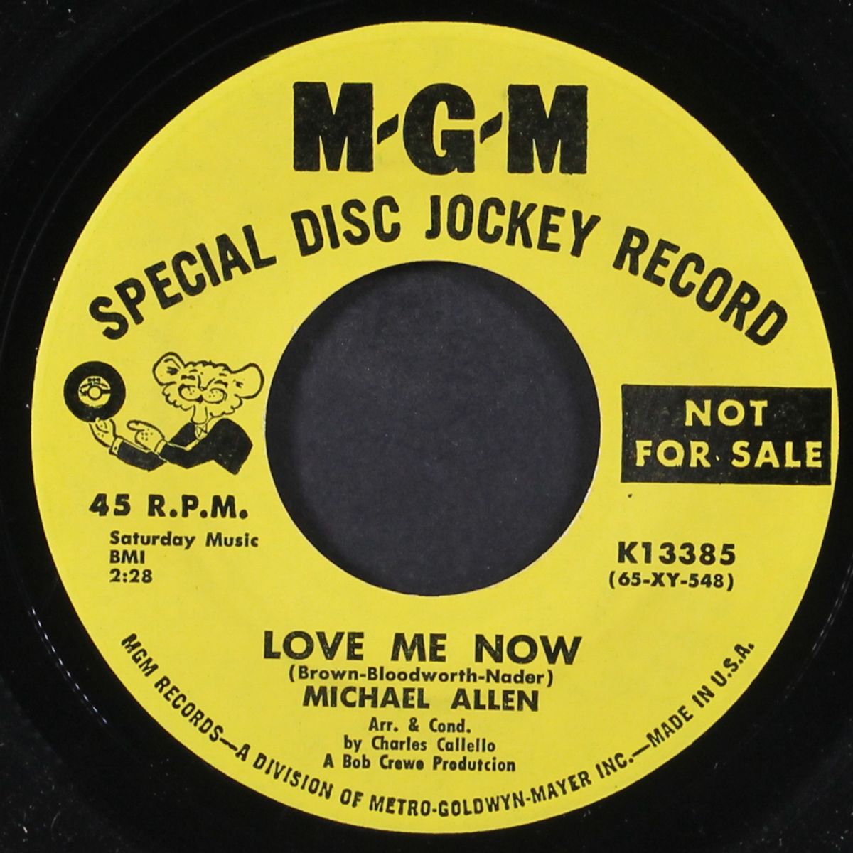 love me now / where i'm wanted by MICHAEL ALLEN