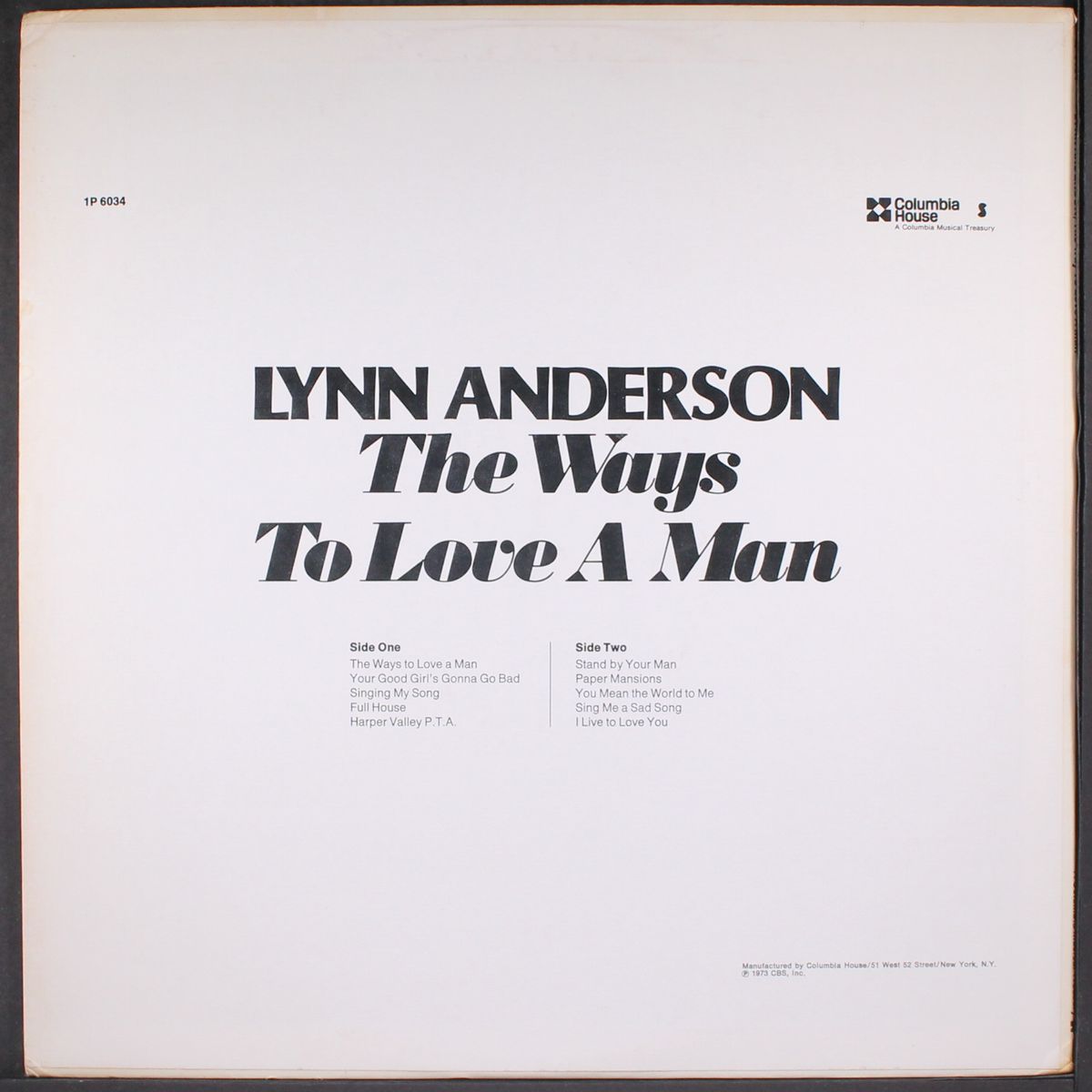 ways to love a man by LYNN ANDERSON