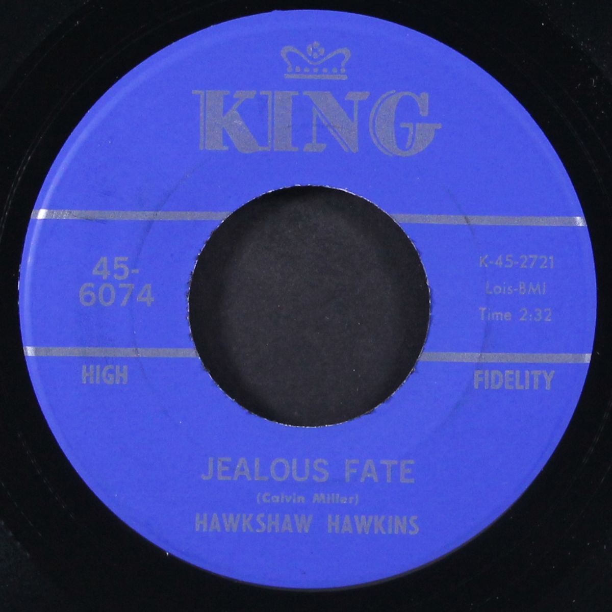 it's easy to remember / jealous fate by HAWKSHAW HAWKINS