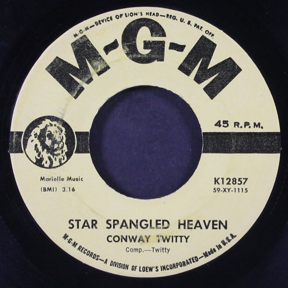 lonely blue boy / star spangled heaven by CONWAY TWITTY