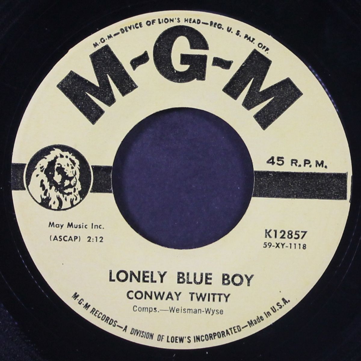 lonely blue boy / star spangled heaven by CONWAY TWITTY