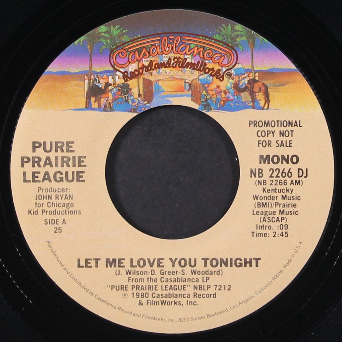 let me love you tonight / mono by PURE PRAIRIE LEAGUE