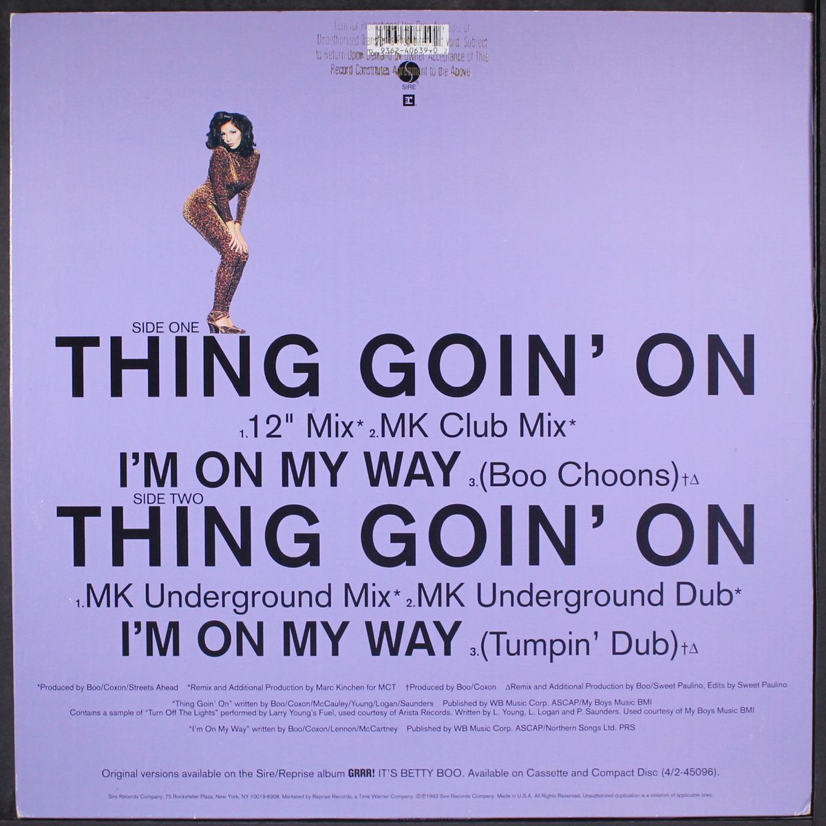 thing goin' on mk remixes by BETTY BOO