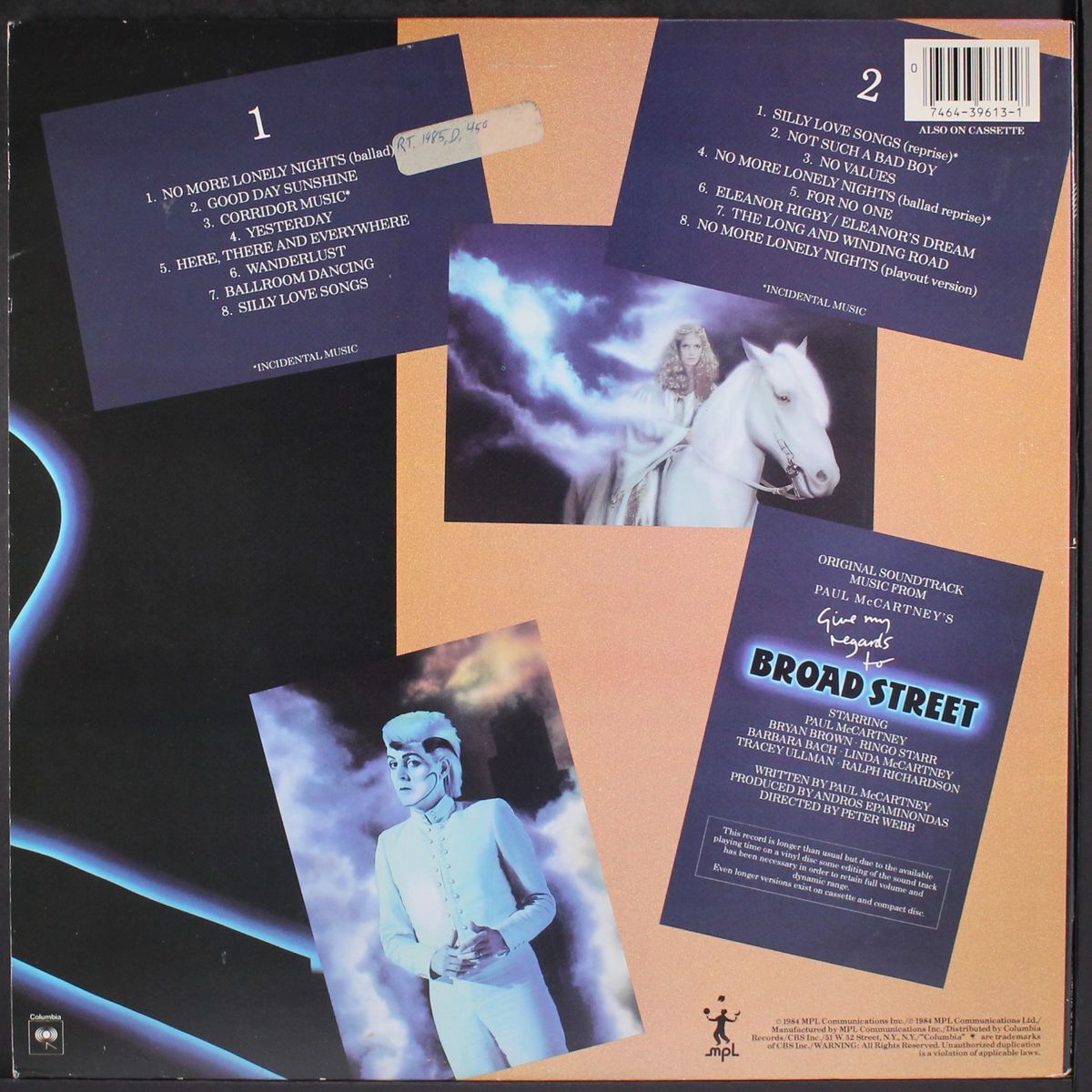 give my regards to broad street by PAUL MCCARTNEY