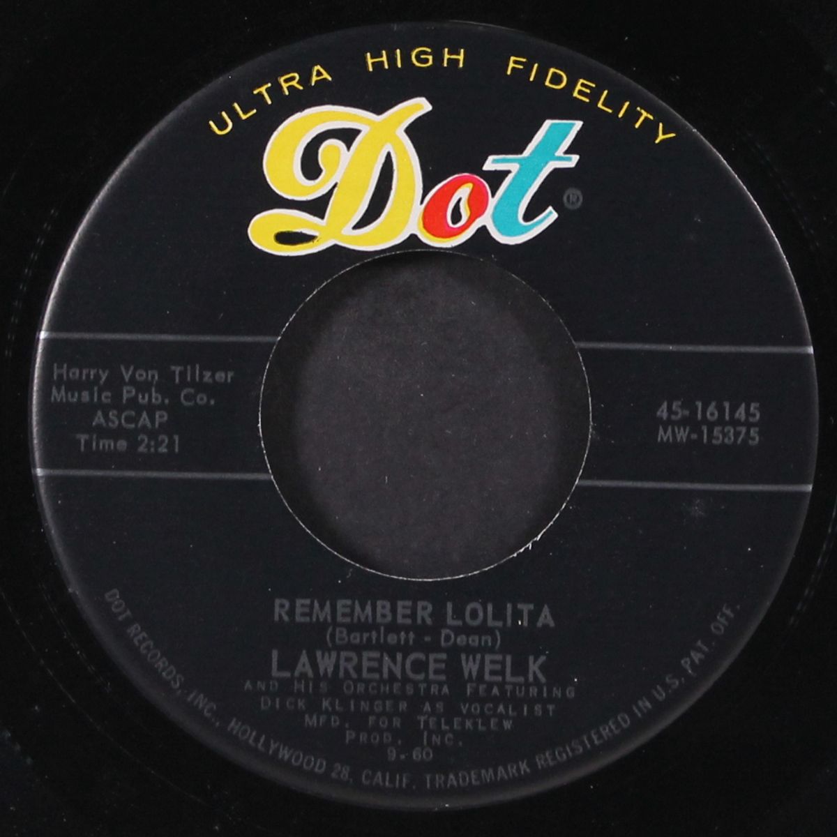 last date / remember lolita by LAWRENCE WELK