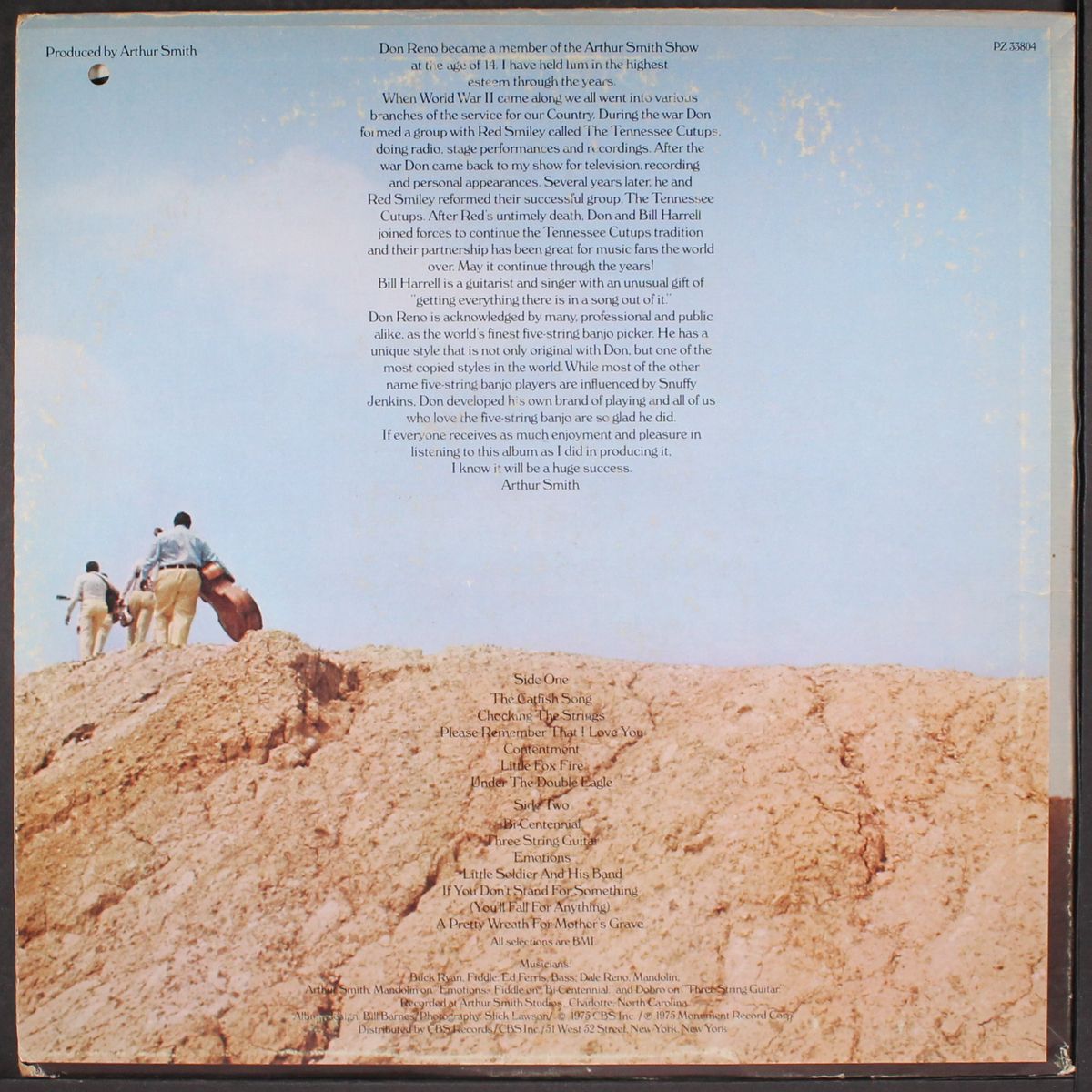 bi-centennial bluegrass by DON RENO & BILL HARRELL