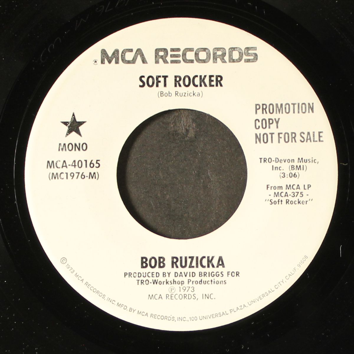 soft rocker / mono by BOB RUZICKA