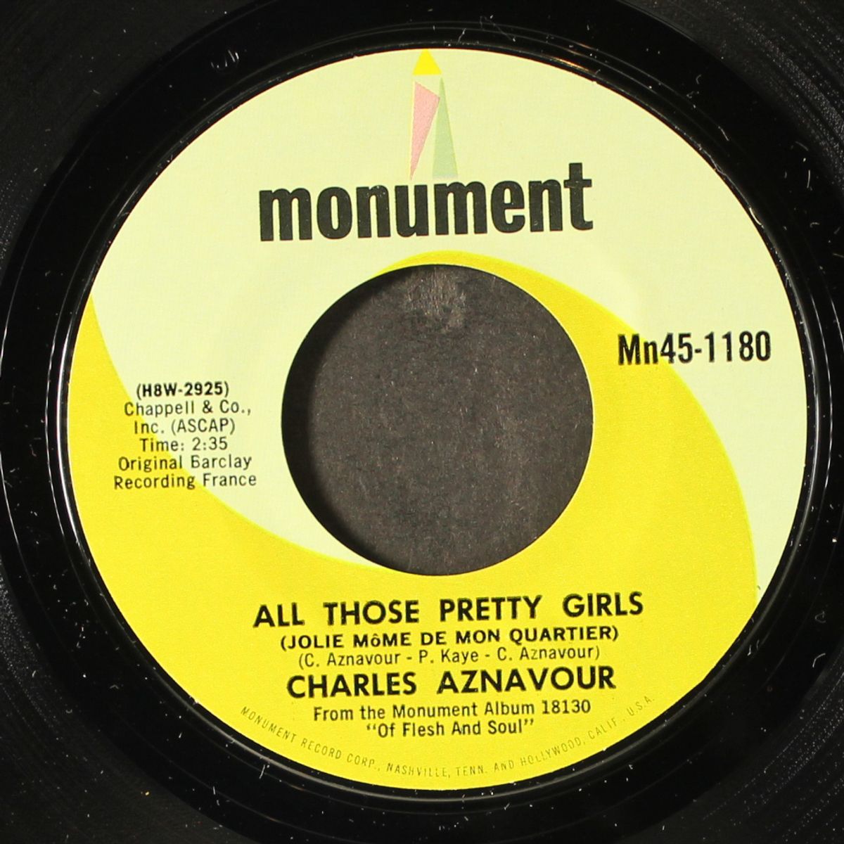 my hand needs your hand / all those pretty girls by CHARLES AZNAVOUR