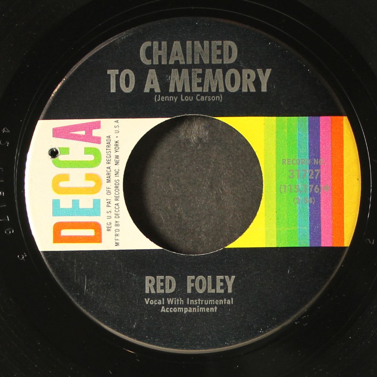 chained to a memory / shame on you by RED FOLEY