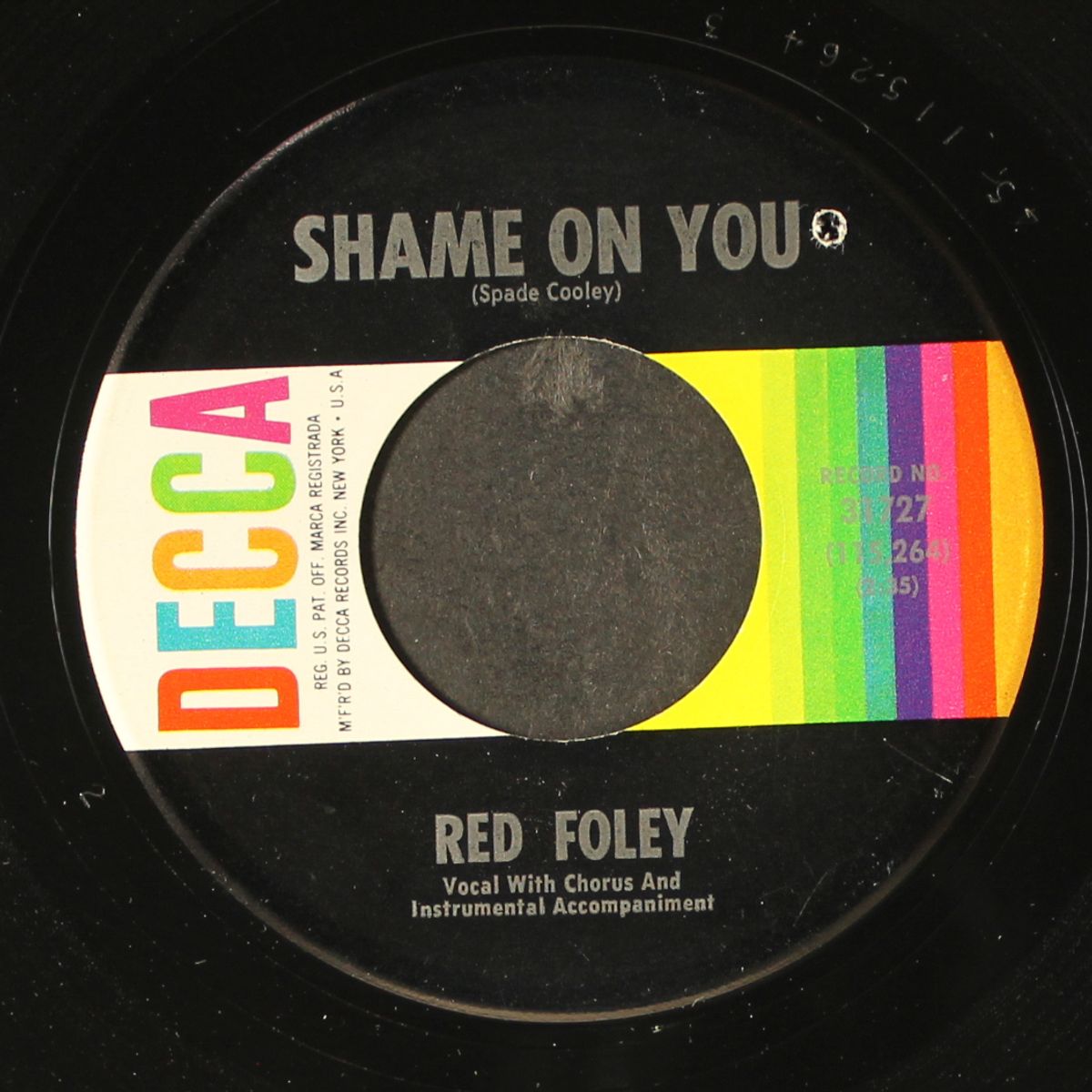 chained to a memory / shame on you by RED FOLEY