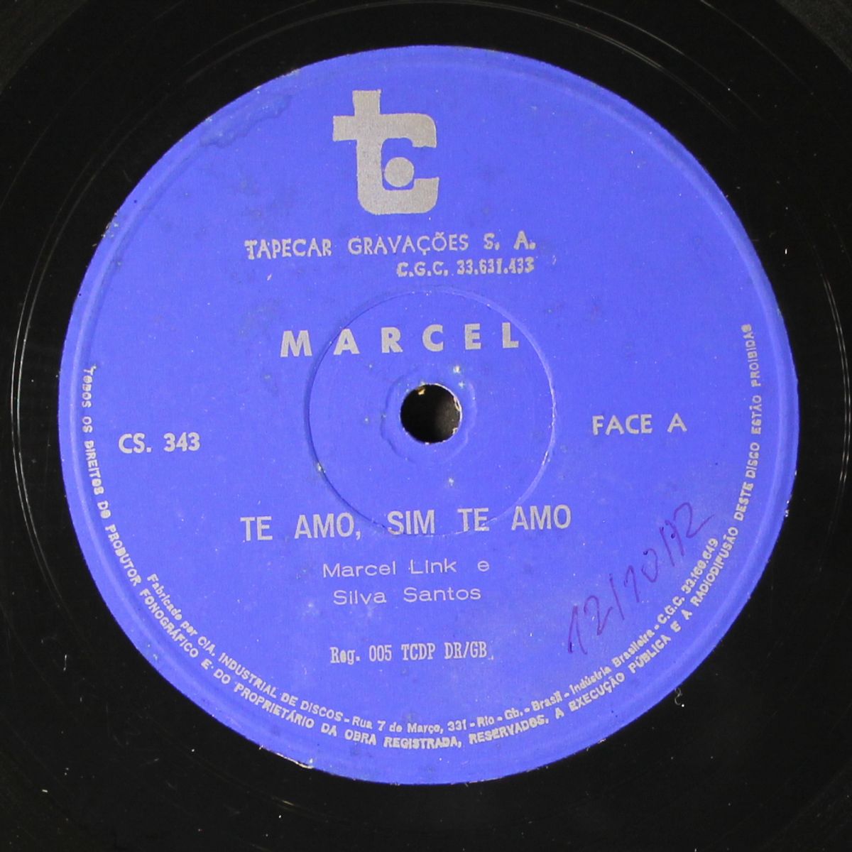 te amo, sim te amo / coracao vagabundo by MARCEL