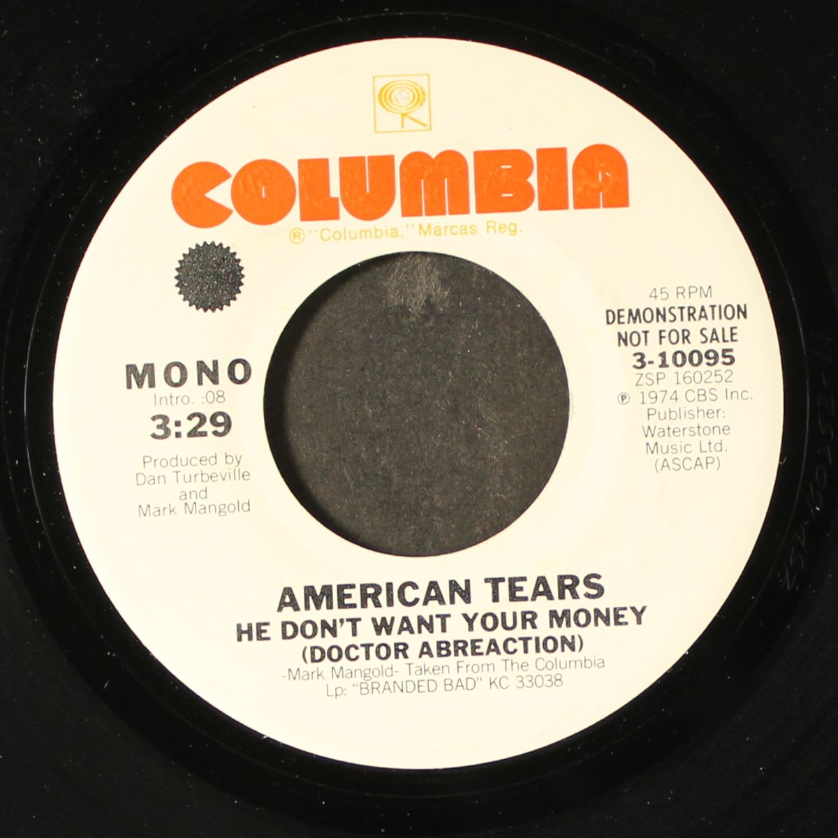 he don't want your money / mono by AMERICAN TEARS