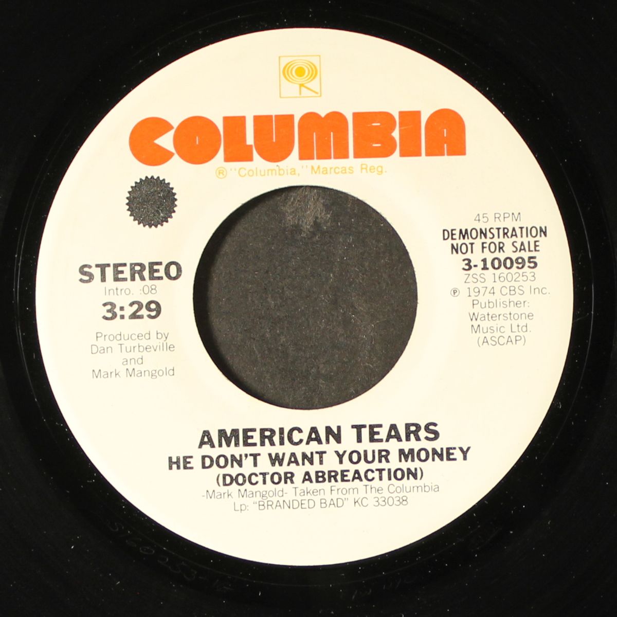 he don't want your money / mono by AMERICAN TEARS