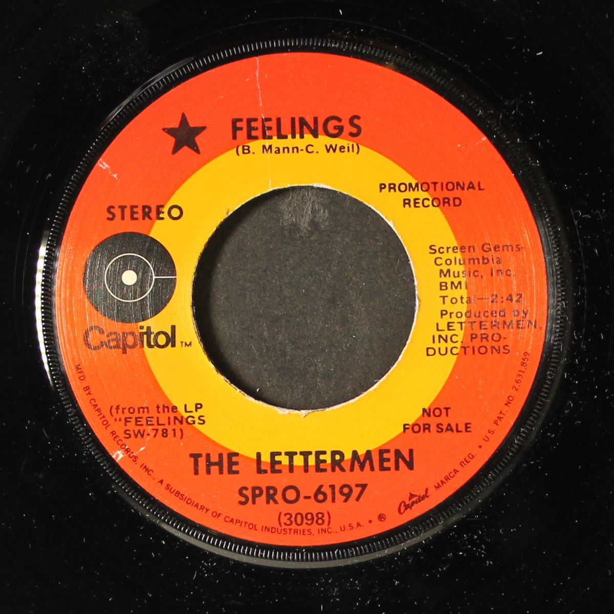 feelings / same by LETTERMEN