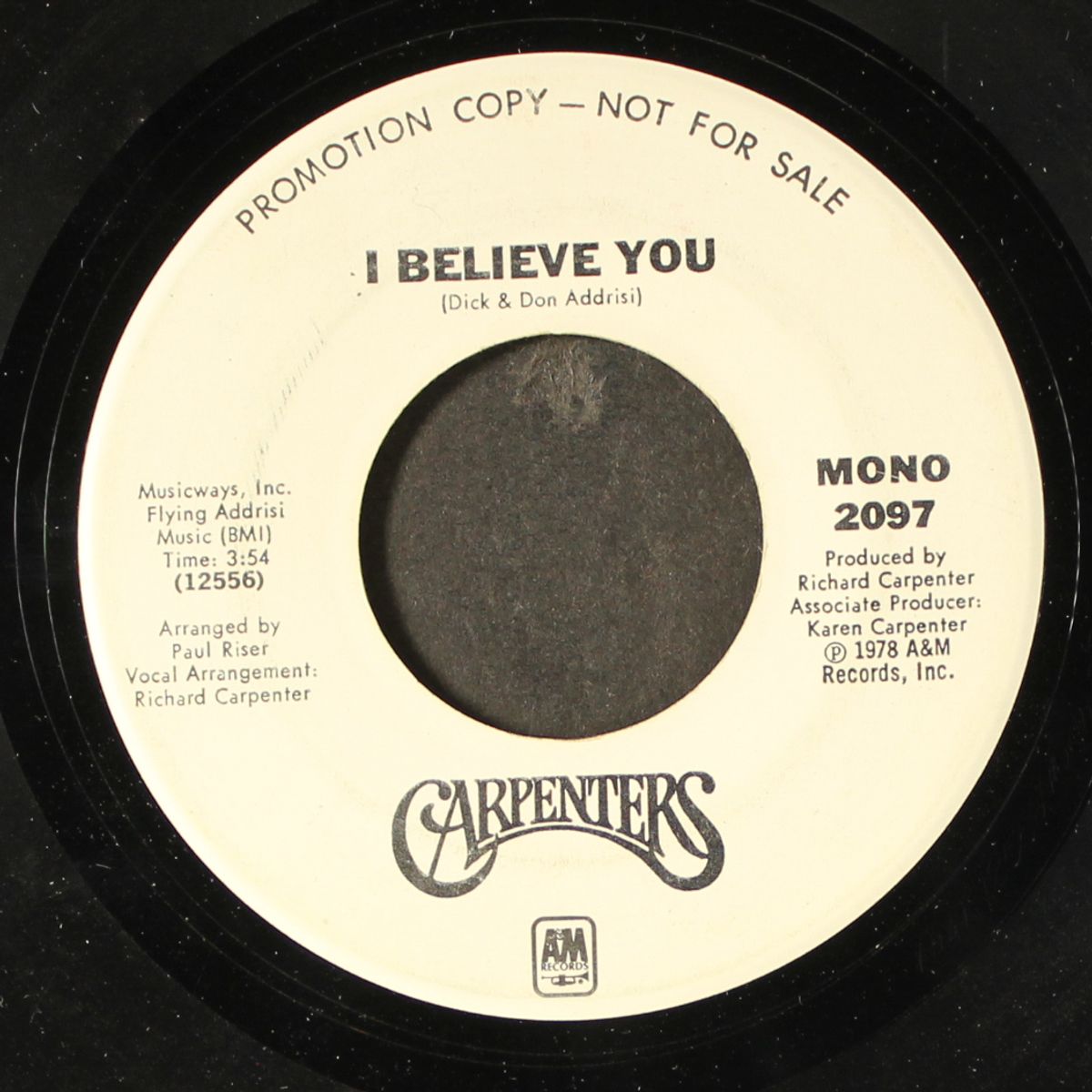 i believe you / mono by CARPENTERS