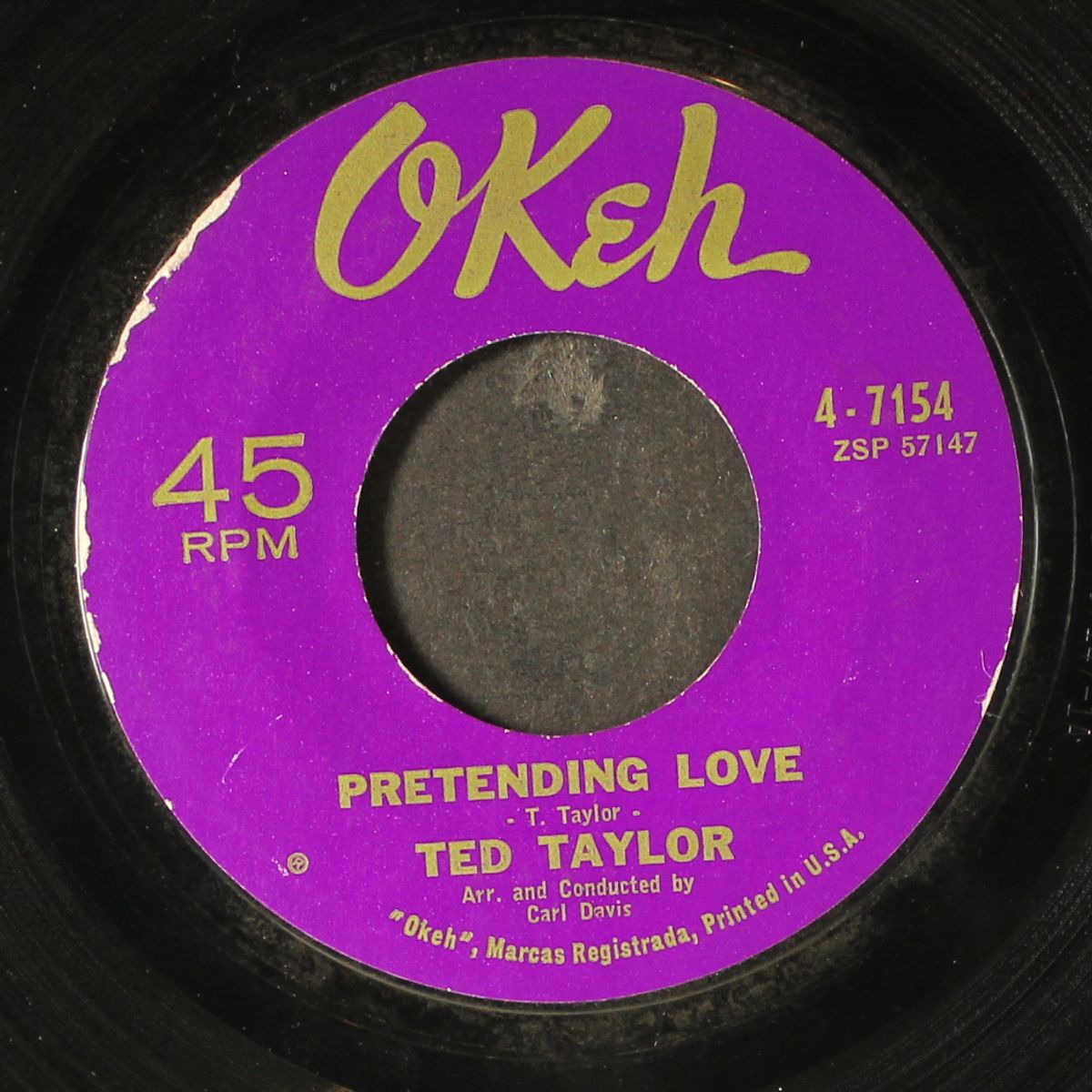 don't lie / pretending love by TED TAYLOR