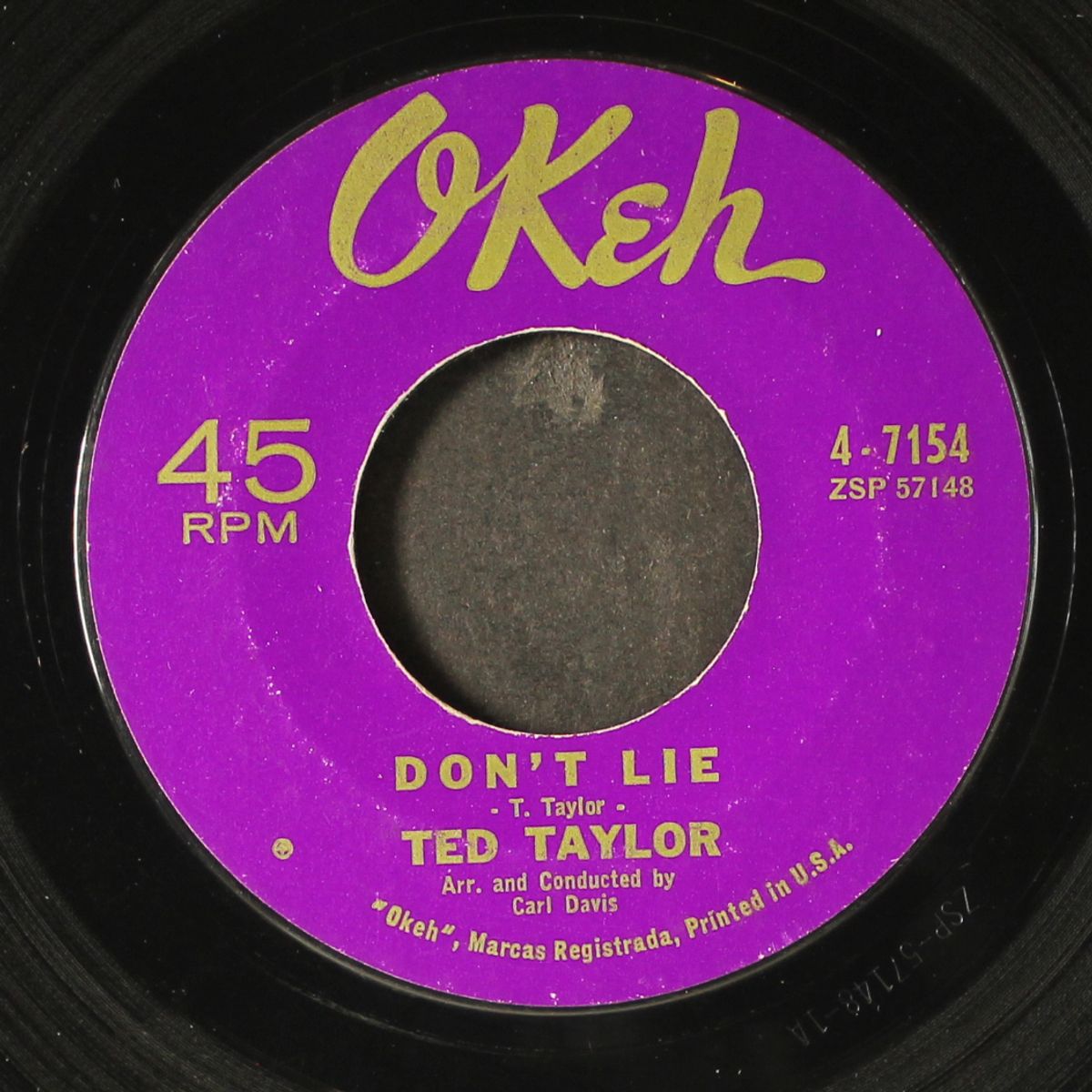 don't lie / pretending love by TED TAYLOR