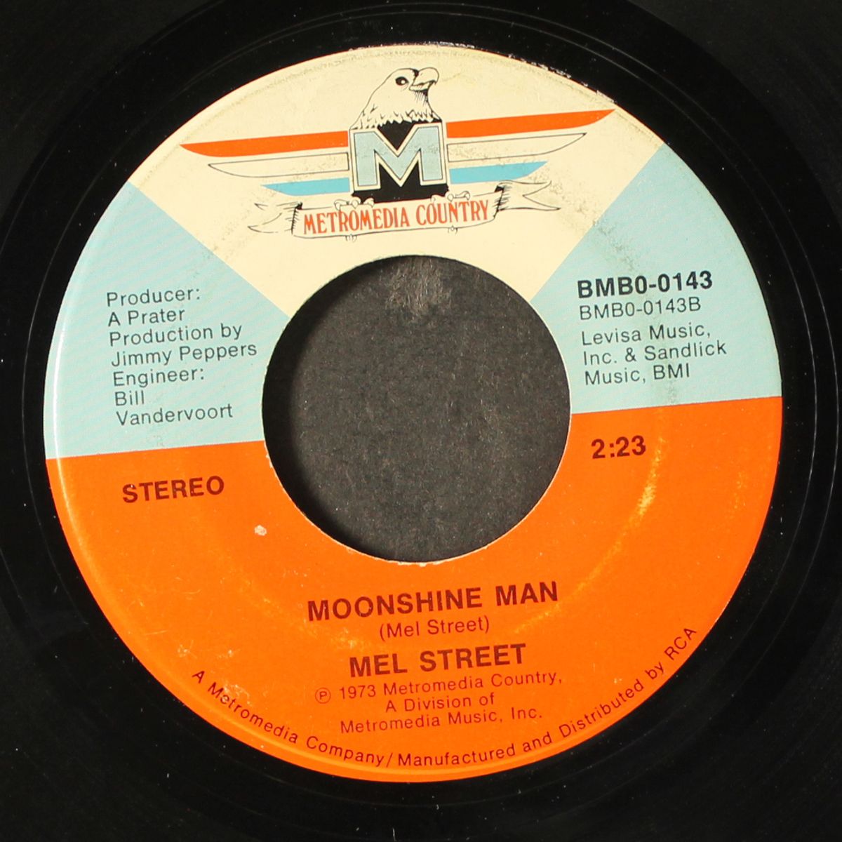 lovin' on borrowed time / moonshine man by MEL STREET