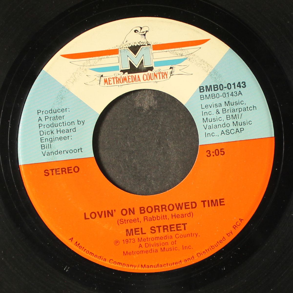 lovin' on borrowed time / moonshine man by MEL STREET
