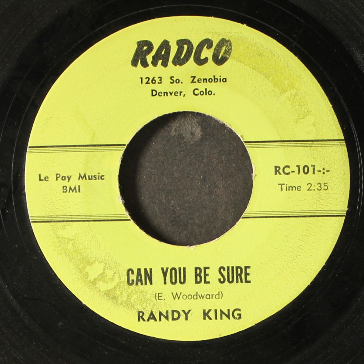 in your arms again / can you be sure by RANDY KING